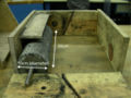 상자 구조 내부의 롤러에 대한 기본 측정