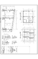 Plano de planta del área administrativa, dibujos de secciones estructurales (en español)