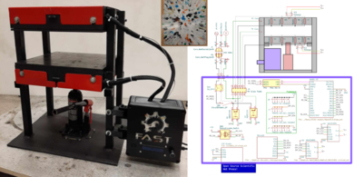 Open Source Cold and Hot Scientific Sheet Press for Investigating Polymer-Based Material Properties