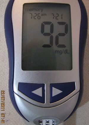 II anniversary.First result of blood sugar variation over 24hours.JPG