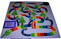 The Rad TriadA Chutes and Ladders-like board game, a popup book and a sing-a-long song