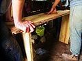 Fig. 1e: Construcción de un molde para estufa a partir de madera