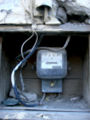 Fig 6: The utility meter for the house and store.