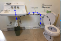 Rysunek 6: Schemat przepływu wody ze zlewu do toalety