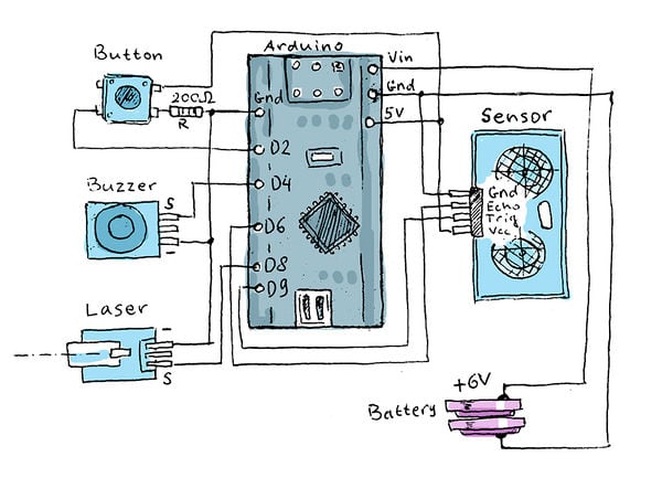 Fig 2: Electrical schematic