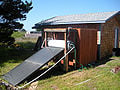 HBCSL solar showerA solar shower for the Humboldt Bay Center for Sustainable Living