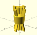 OpenSCAD model of at 10 GHz