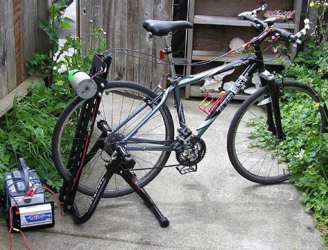 Bicycle generator: The ultimate DIY guide (With examples!) - Appropedia,  the sustainability wiki
